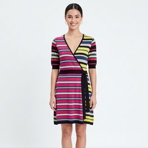 𝅺bcbg Colorful Knitted Dress EUC 💗